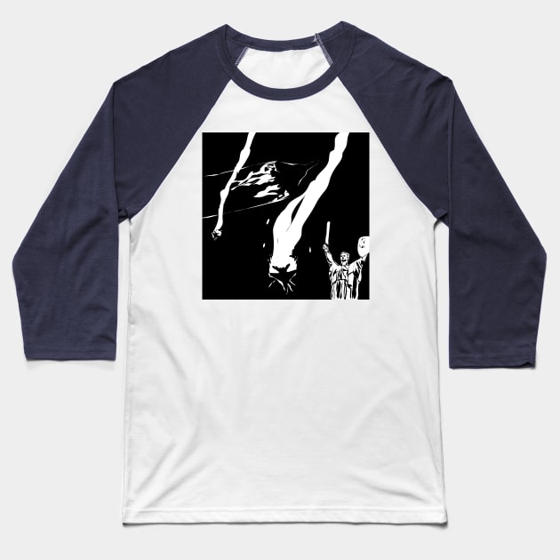 ghost of kiev Baseball T-Shirt by alexandr.besan